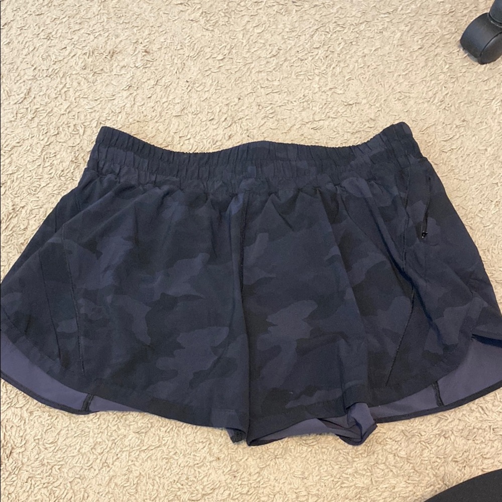 Women's Black Camo Shorts